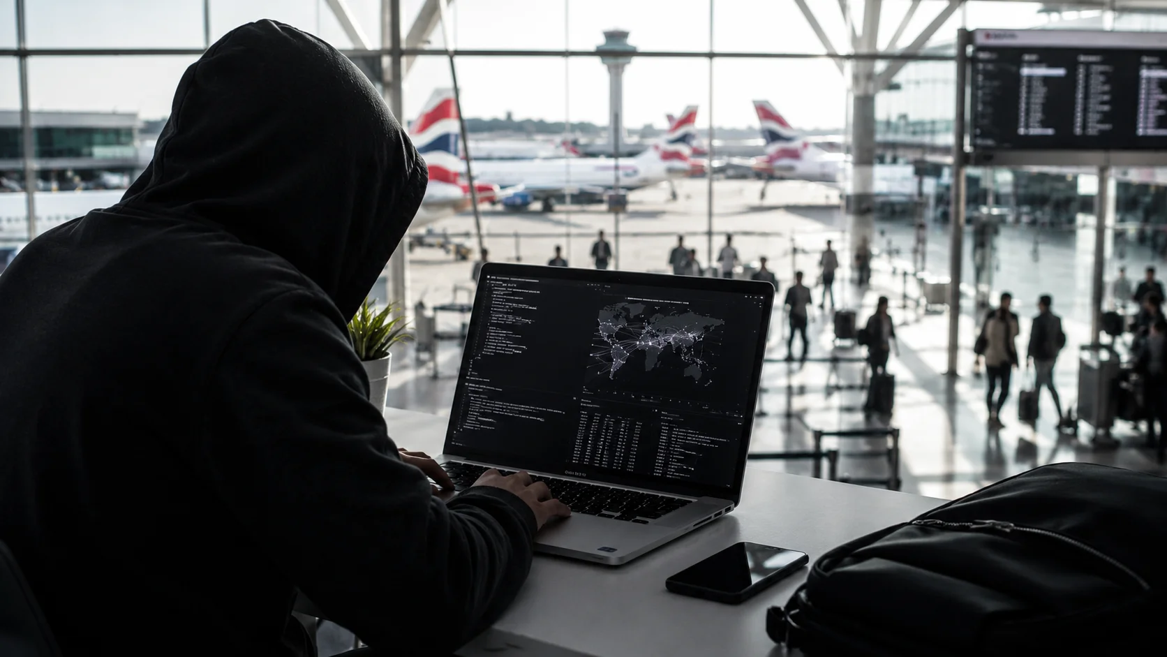 Attacco Hacker agli Aeroporti Britannici: Rubati i Dati di 8,7 Milioni di Passeggeri