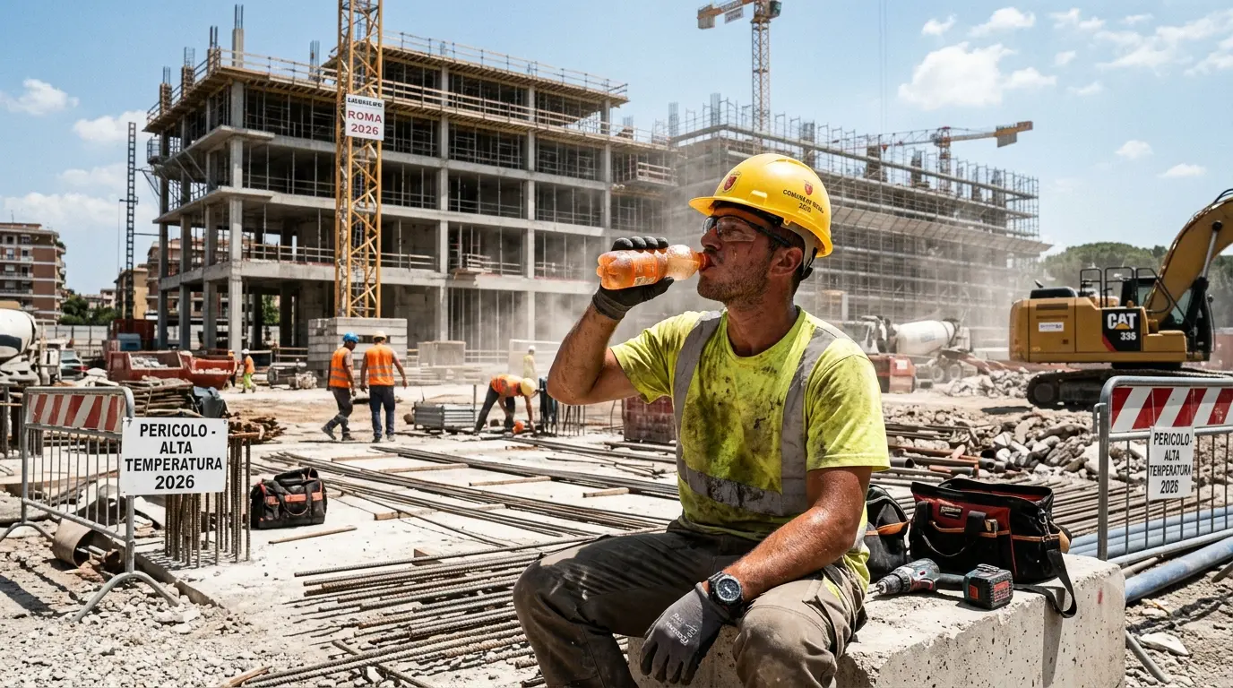 Caldo estate 2026 in Italia con temperature record oltre i 40 gradi e famiglie che cercano sollievo con condizionatori e ventilatori