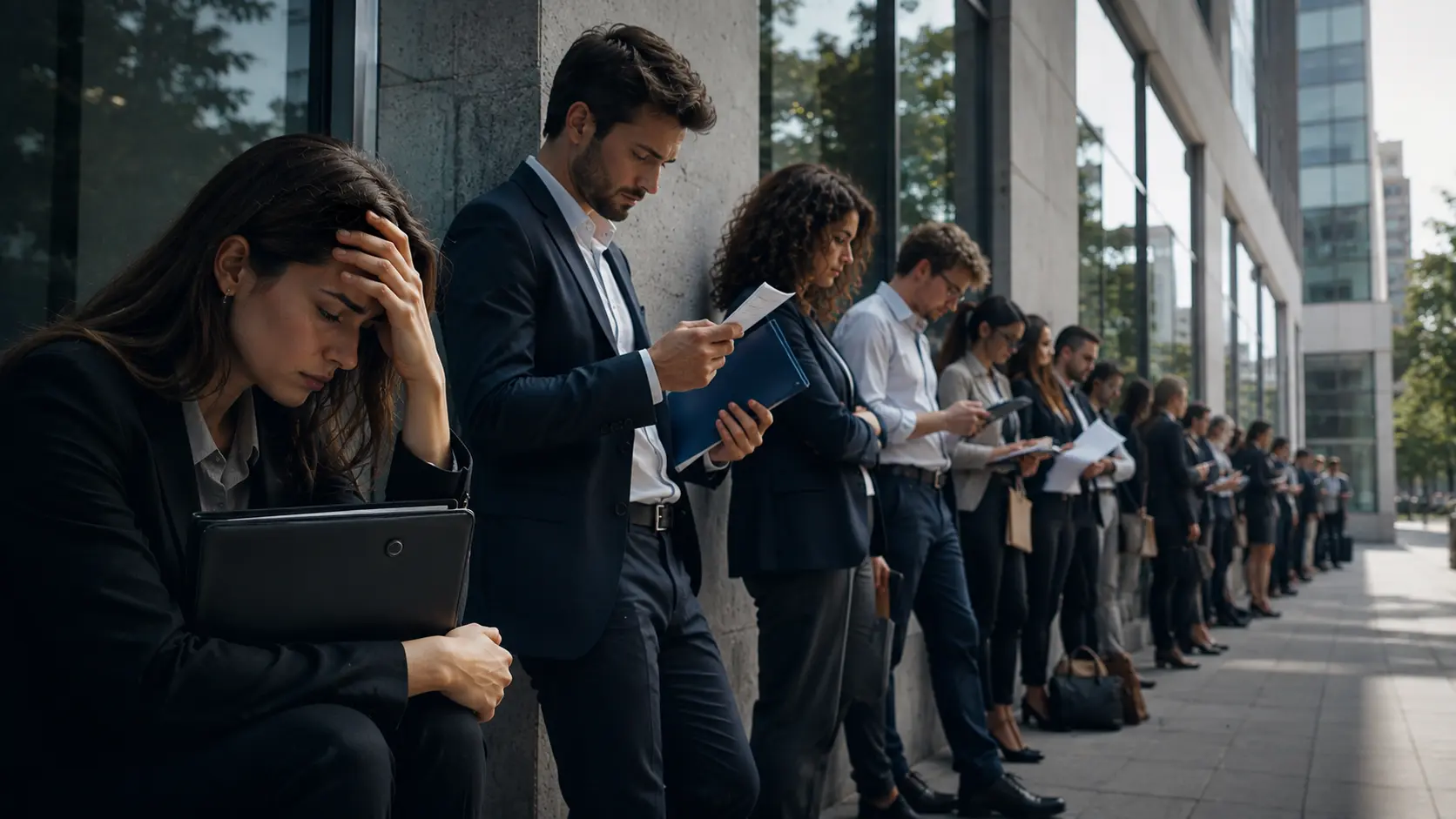 Grafico simbolico del divario tra domanda e offerta di lavoro in Italia