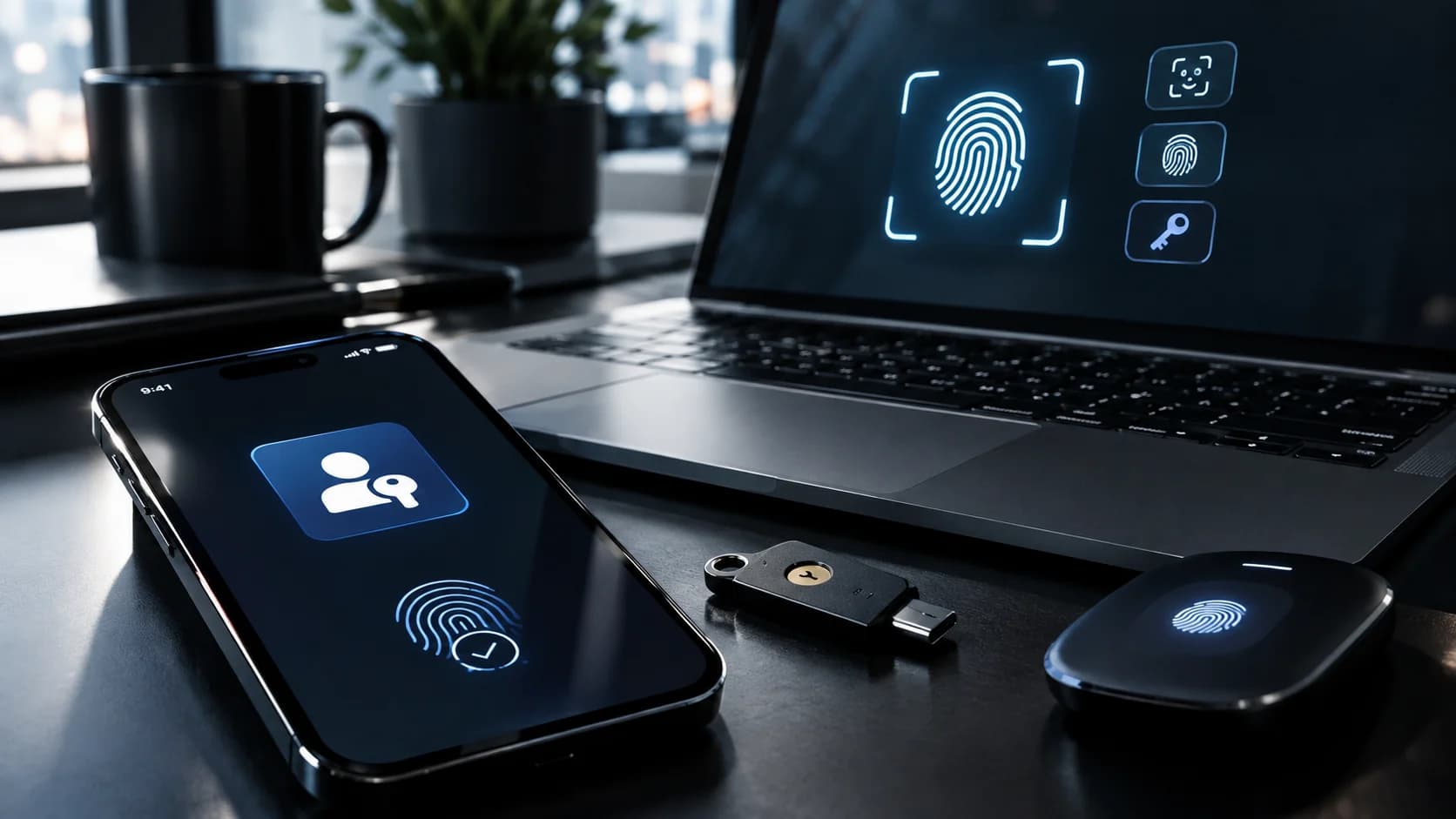 Rappresentazione grafica del funzionamento delle passkey tramite chiave pubblica e chiave privata