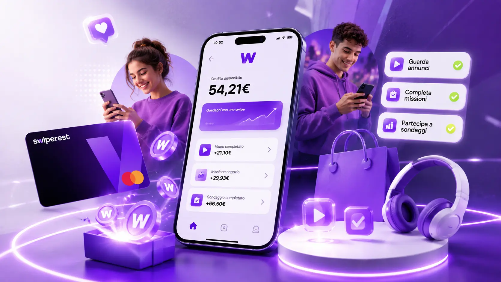 Confronto visivo tra Swiperest e altre app per guadagnare online nel 2026